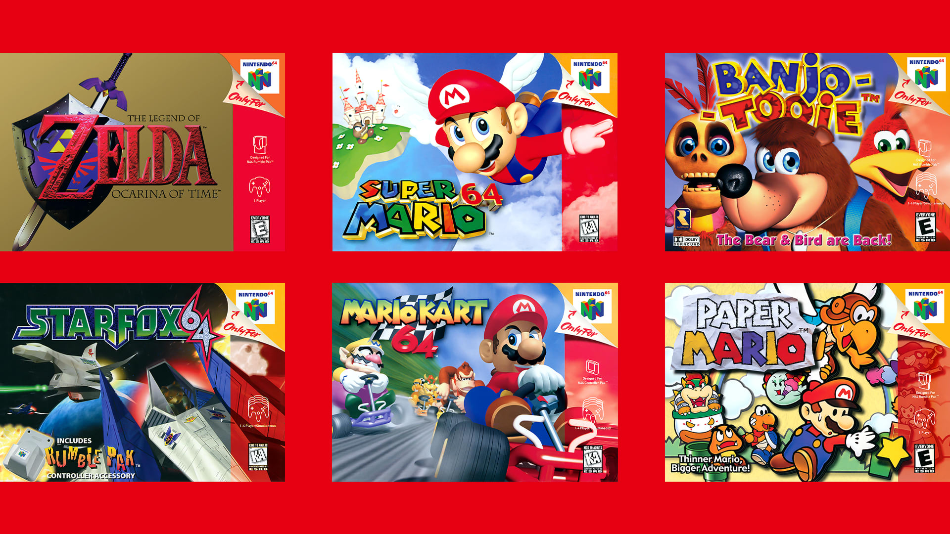 N64 games and their box art